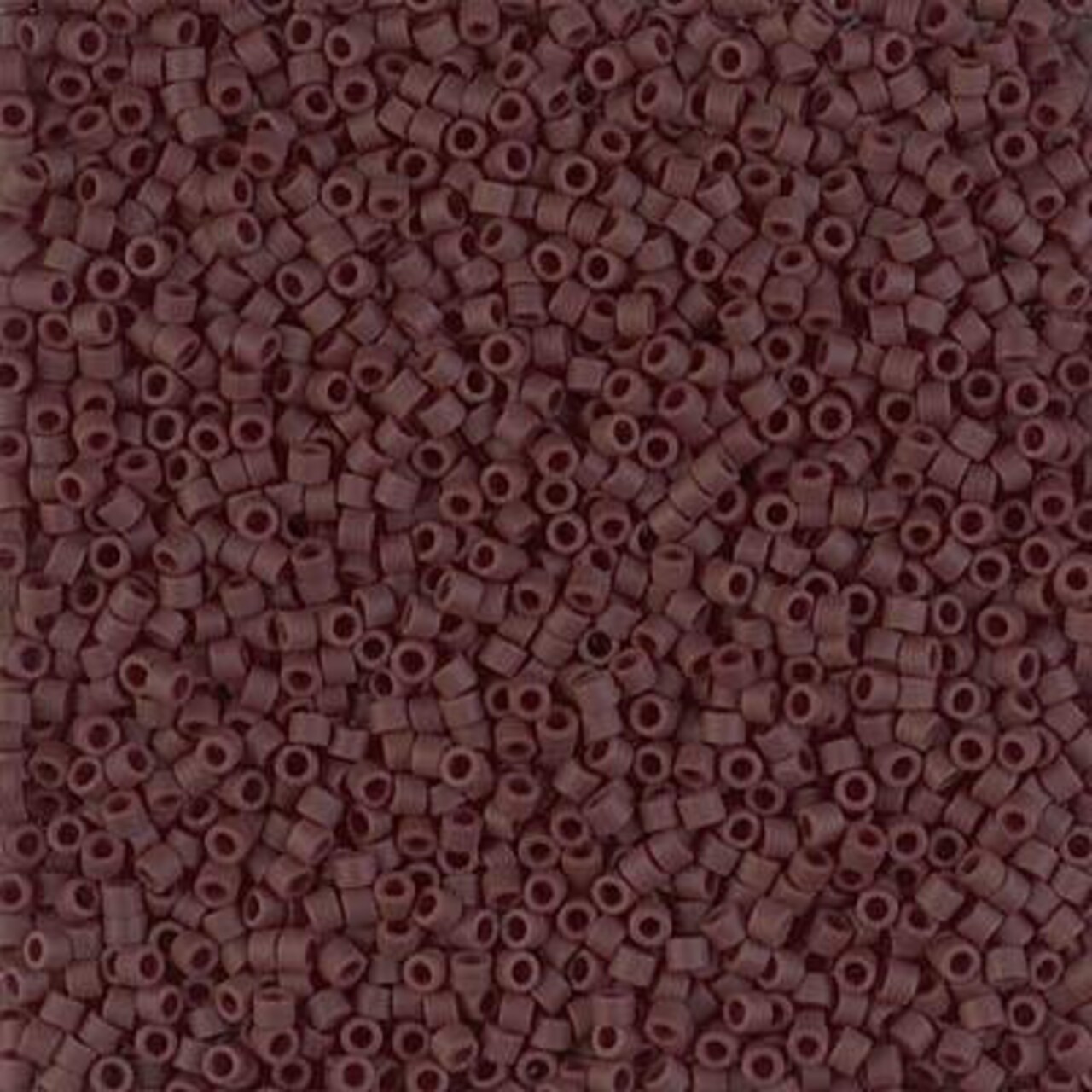 Miyuki Delica Bead 11/0, DB1910, Matte Opaque Espresso, 5 grams